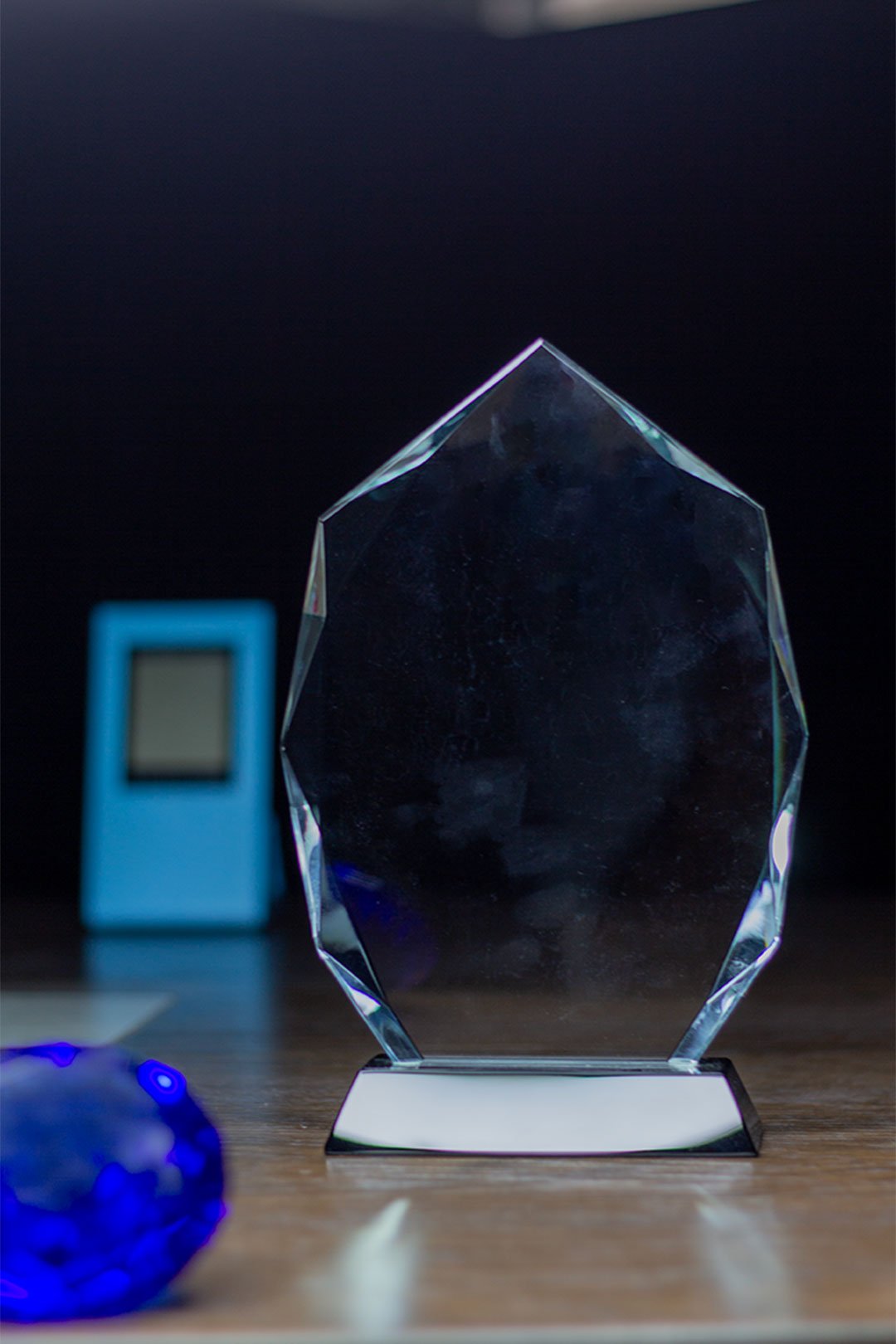 Geometric Heritage Crystal Shield Award