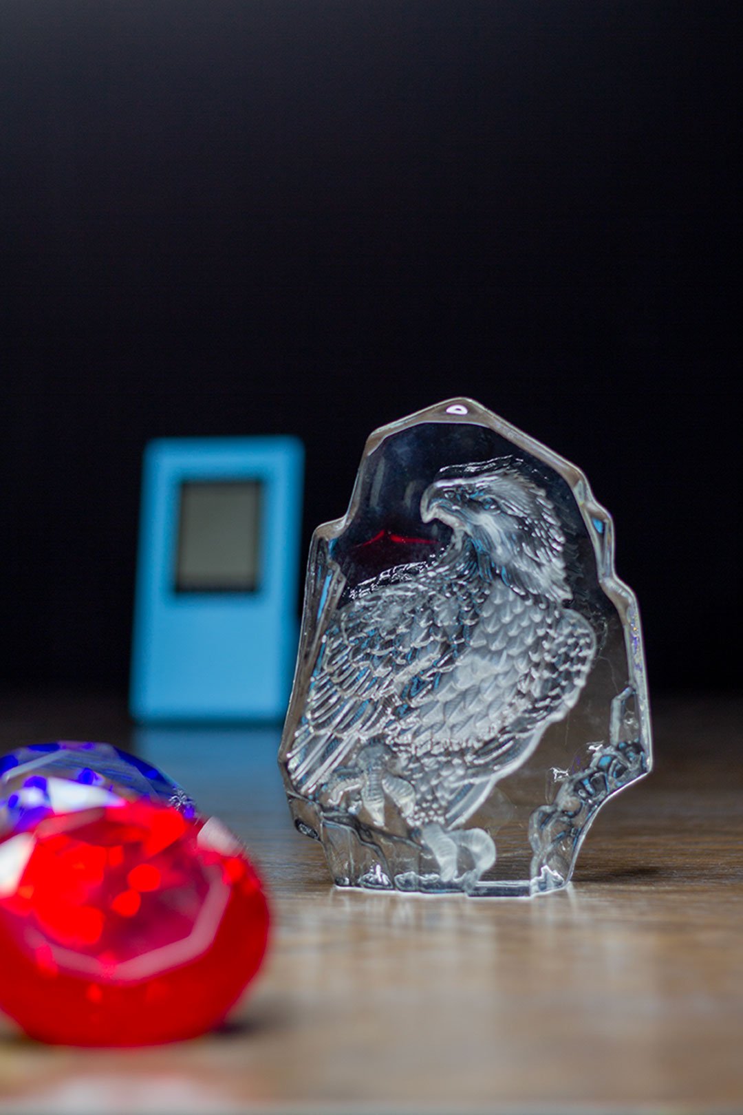 Visionary Falcon Crystal Sculpture Award