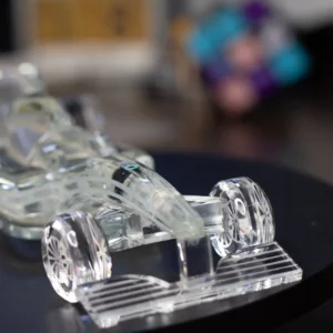 Bespoke 3D Crystal F1 Race Car Achievement Trophy Dubai
