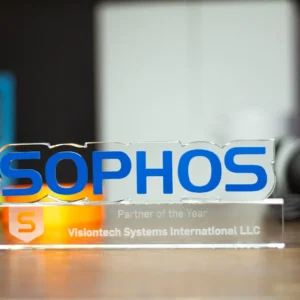 Bespoke Crystal Logo Cutout Award - Premium Corporate Trophy