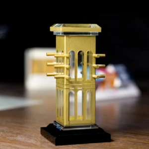 Bespoke 3D Crystal Heritage Wind Tower Award Dubai