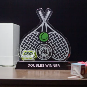Al Habtoor Tennis Challenge Doubles Winner Trophy