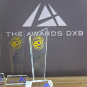 Summit Pinnacle Beveled Crystal Award