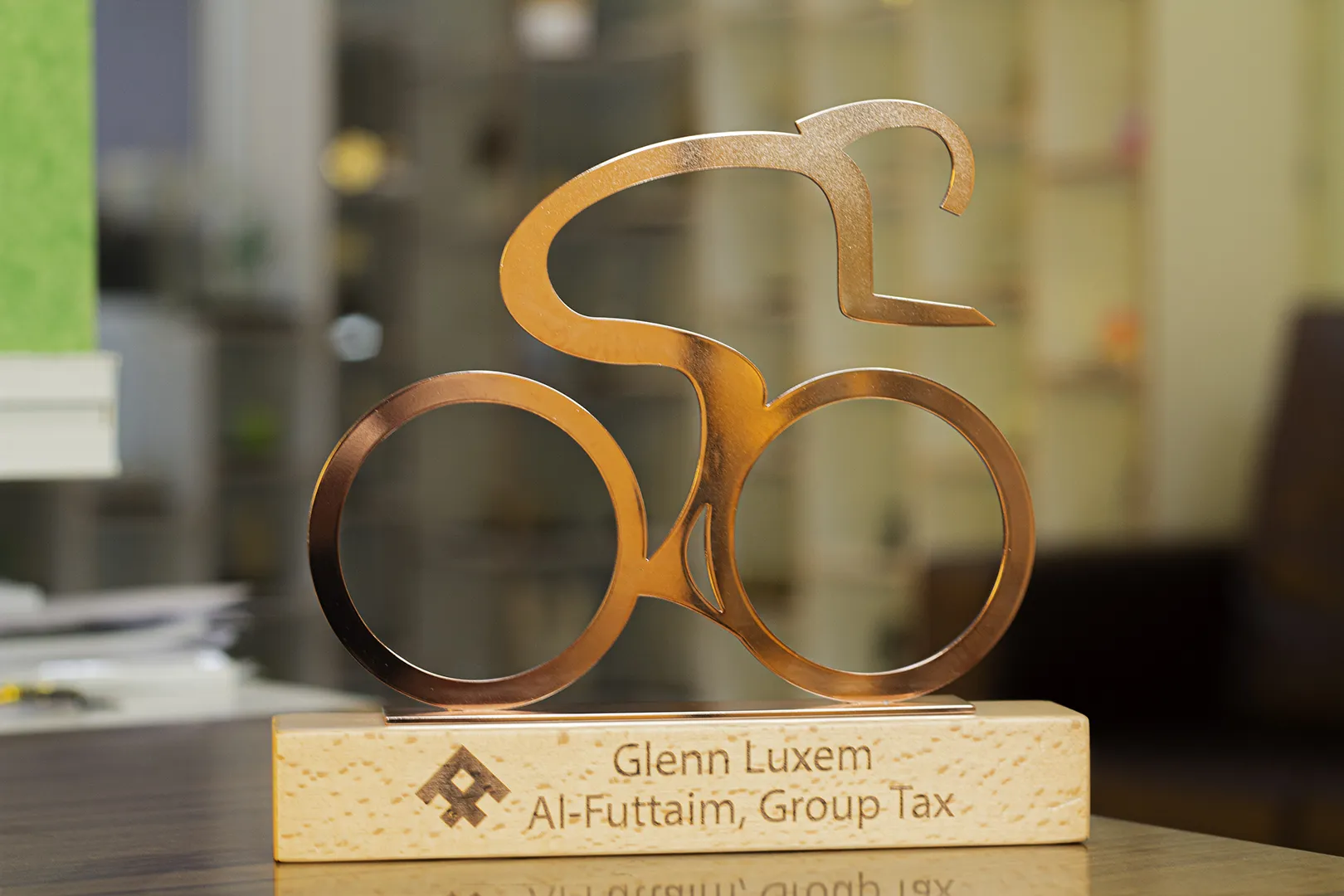 The Velodrome Elite Cycling Metal Trophy