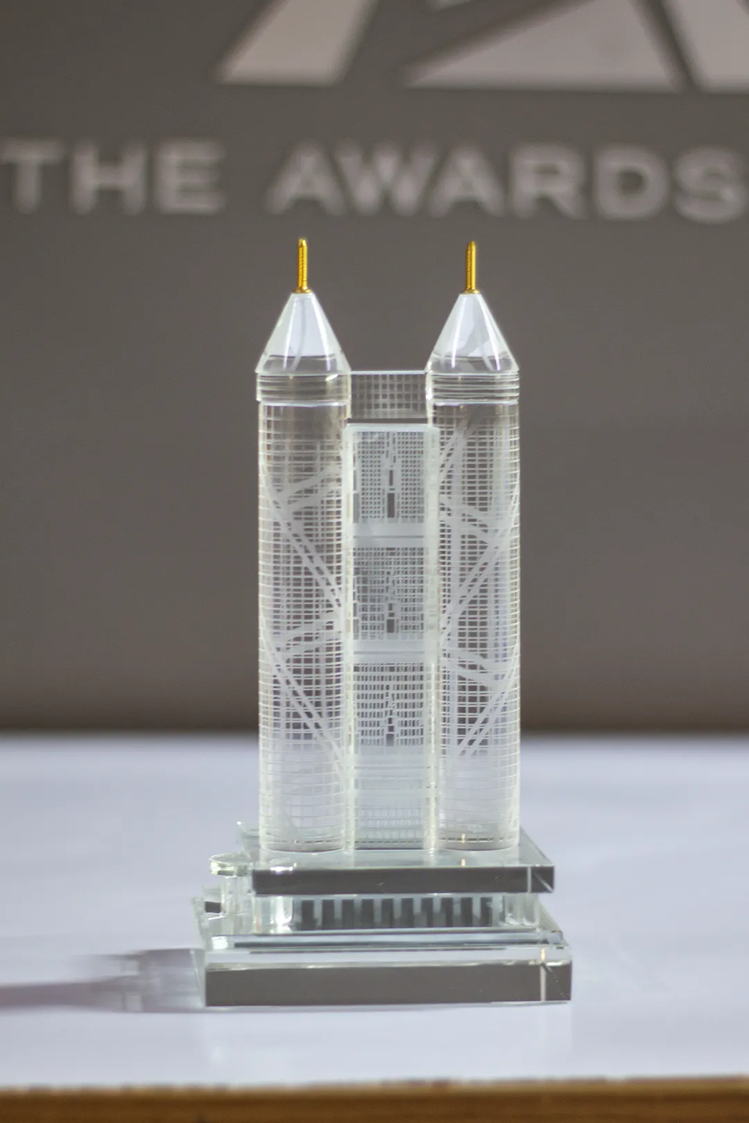 Biltmore Sufouh Crystal 3D Model Landmark Trophy