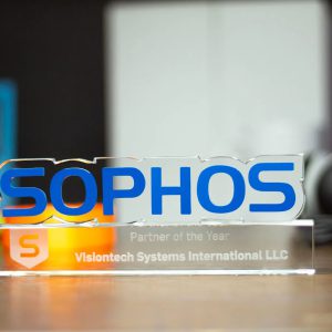 Bespoke Crystal Logo Cutout Award - Premium Corporate Trophy