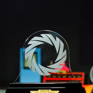 Bespoke Ventum Grand Prix Championship Crystal Trophy