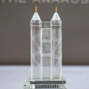 Biltmore Sufouh Crystal 3D Model Landmark Trophy