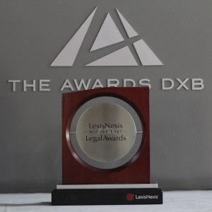 Wood with Circular Metal Award