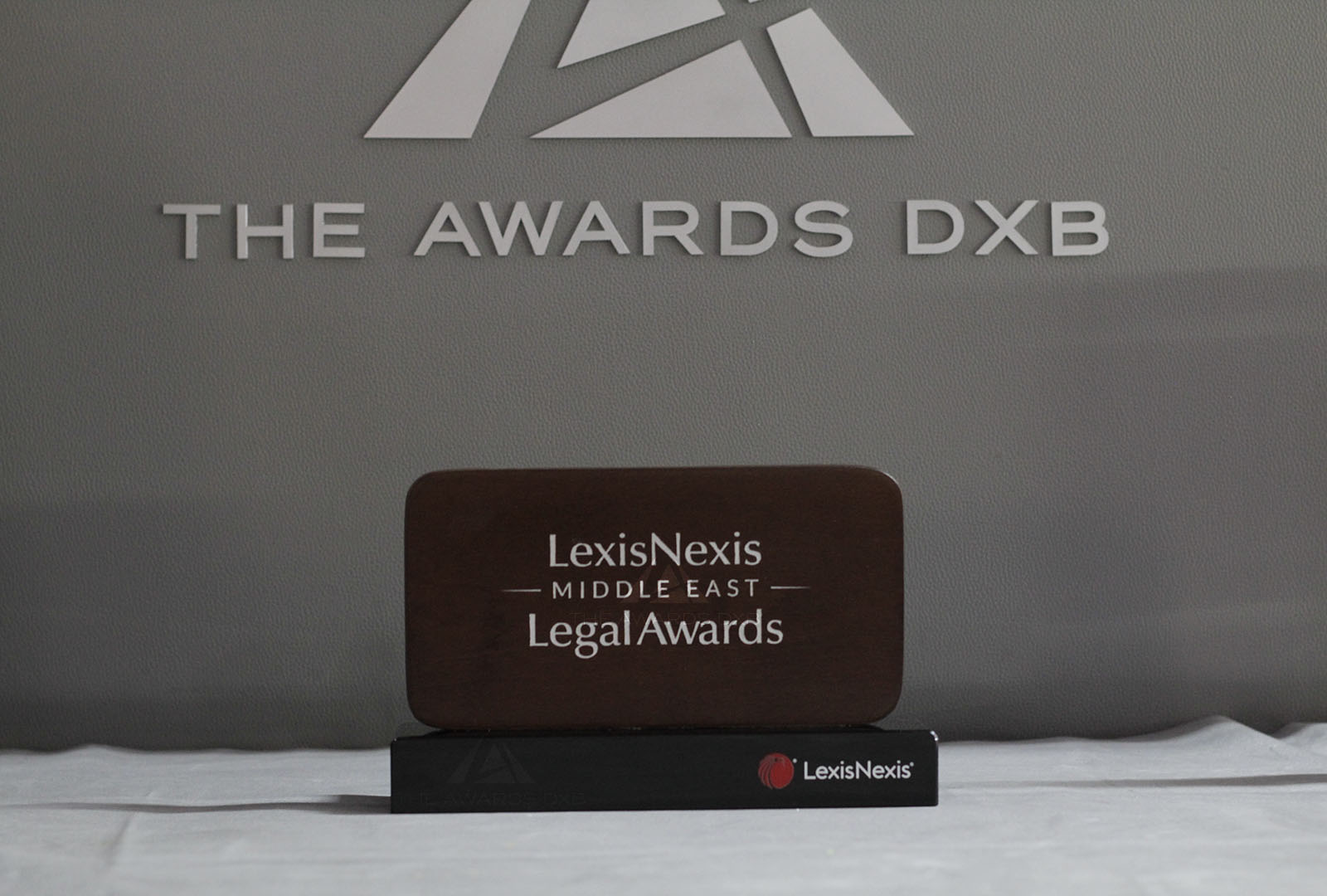 Rectangular Wooden Curve Award