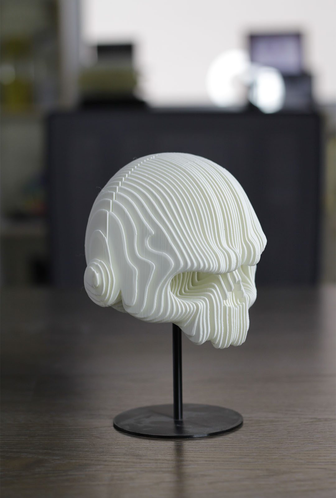 3D Print Layered Skull
