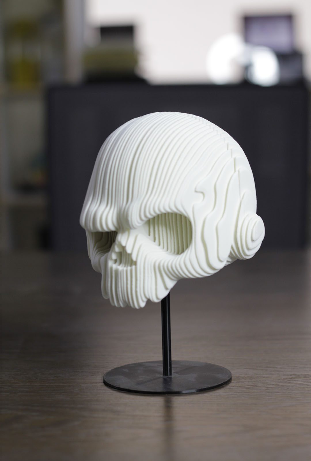 3D Print Layered Skull - Image 2