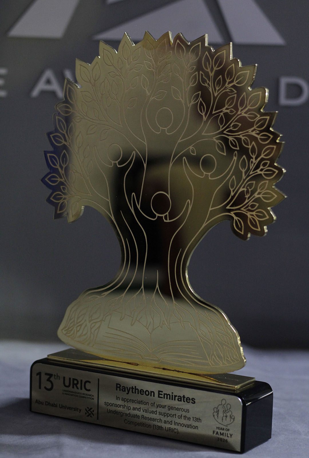 Gold Tree of Life Metal Sponsor Award - Image 2