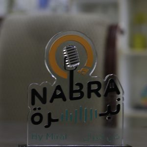 Bespoke Crystal with Resin and Metal Award
