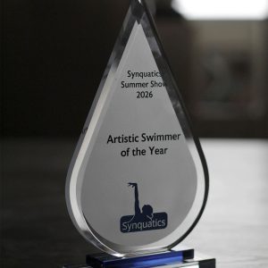 Waterdrop Shape Crystal Award