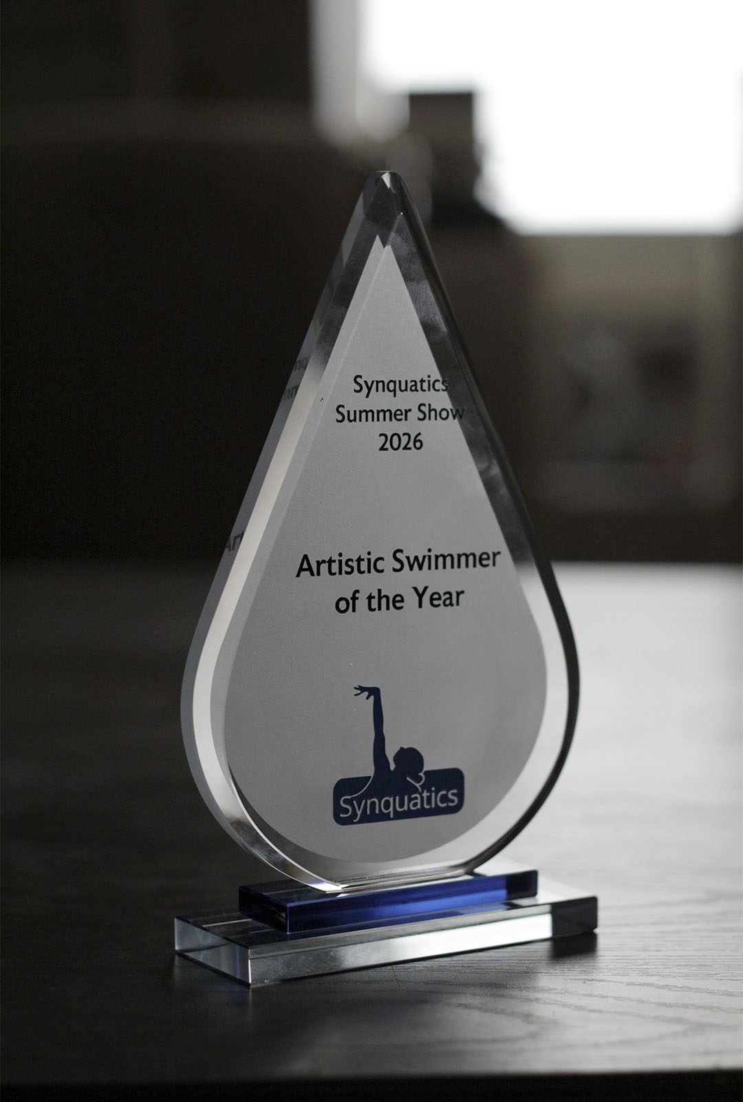 Waterdrop Shape Crystal Award